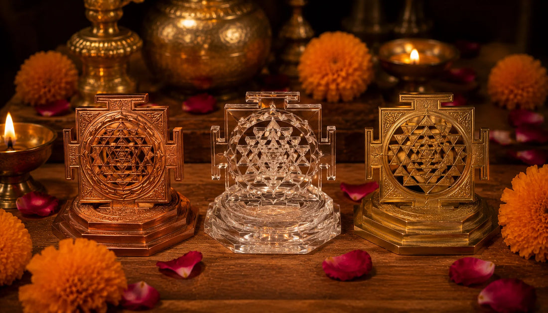 Shree Yantra: Copper vs Crystal (Sphatik) vs Panchdhatu — Which Is Best?