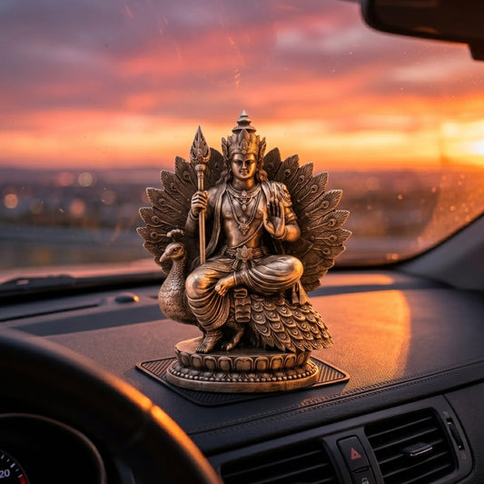 Murugan on Peacock Throne