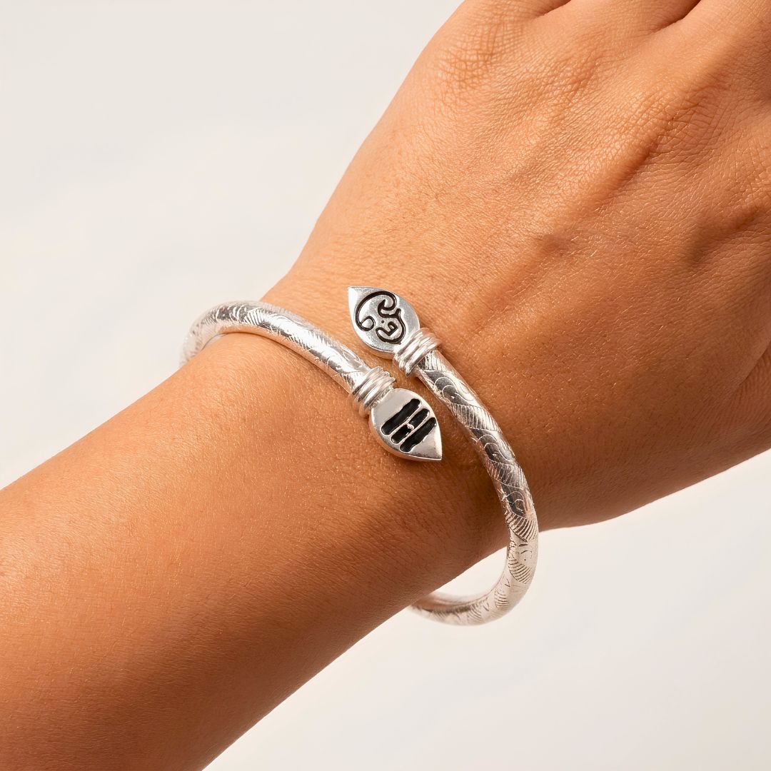 Murugan Vel Kada Silver | Pure Brass Spiritual Kapu for Strength, Courage & Protection