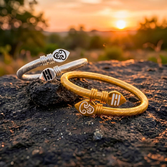 Murugan Vel Kada Combo (Silver & Golden) | Twin Sacred Bracelets for Strength & Protection
