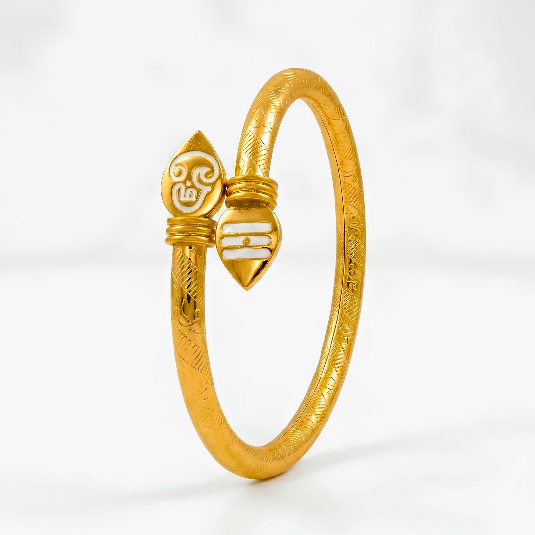 Murugan Vel Kada Combo (Silver & Golden) | Twin Sacred Bracelets for Strength & Protection