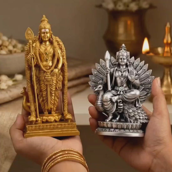 Skanda Shakti Jodi – Murugan on Peacock Throne & Vel Murugan  video